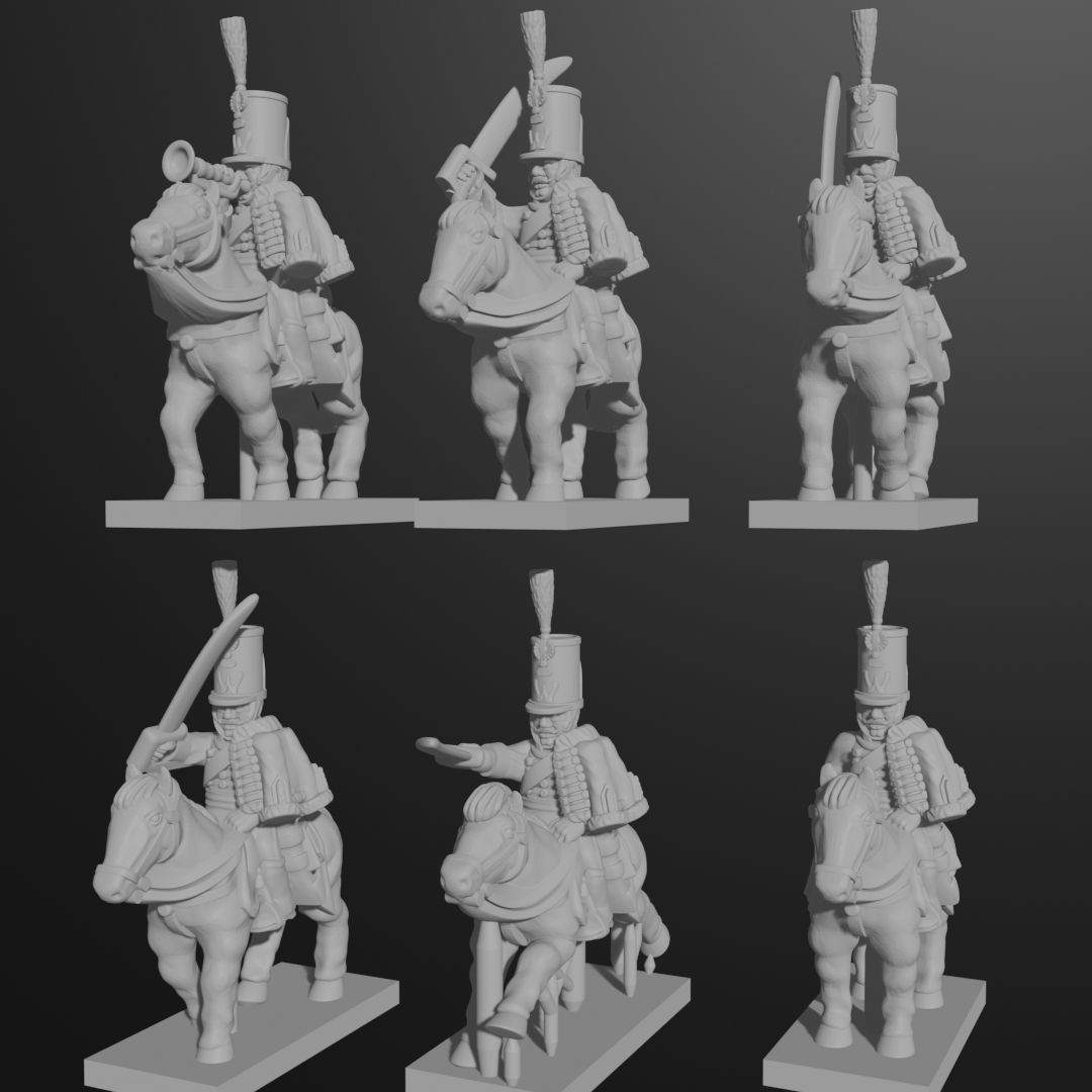 24x 15mm/1:100th Dutch-Belgian Hussars (Turner Miniatures)