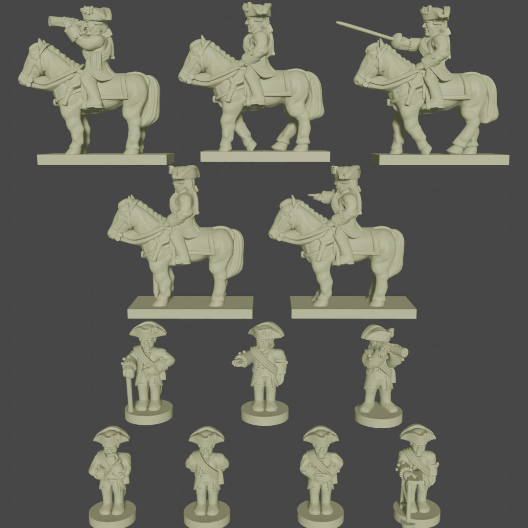 6mm/1:300th SYW Austrian HQ (Turner Miniatures)