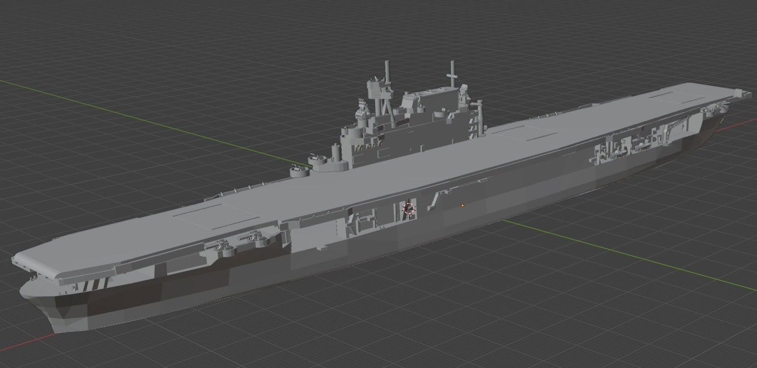 1:1250 USS Yorktown (CV-5)