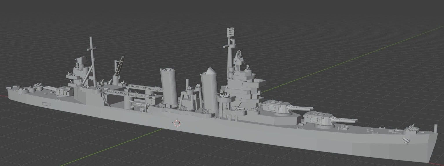 1:1250 New Orleans Class Heavy Cruisers (1943)