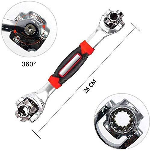 Thumbnail: Multifunction 48 In 1 Socket Wrench Tool