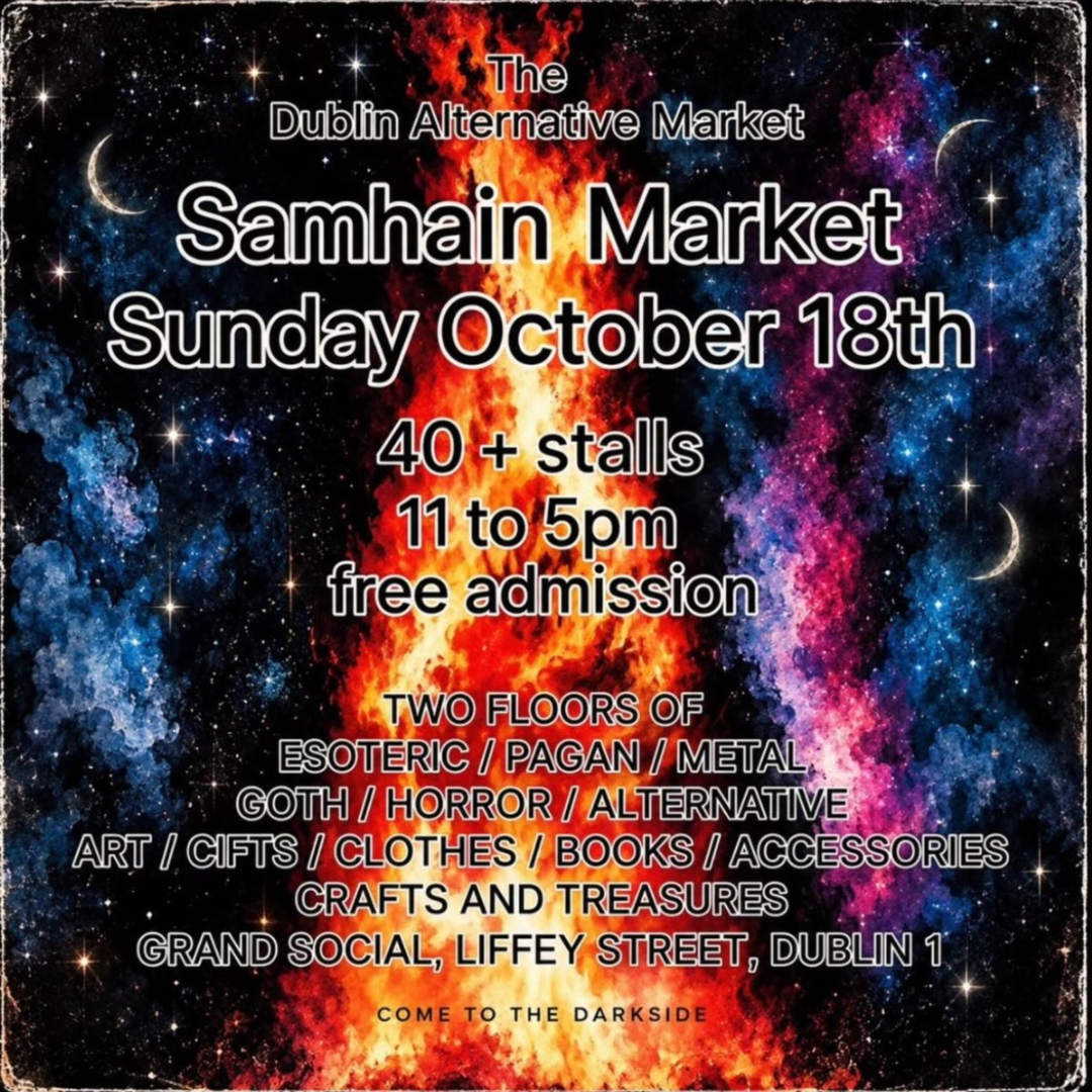 Afbeelding van de bron — Dublin Alternative Market: The SAMHAIN Gathering