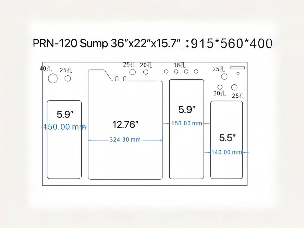 Thumbnail: AQUA+ PRN-120 – Standard Edition with Ultra-Slim Overflow 