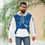 Thumbnail: Blue Marble Unisex Pullover Hoodie