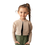 Miniatura: Jaqueta Cropped Moletom Infantil Lisa Estilo Casual Sem Bolsos