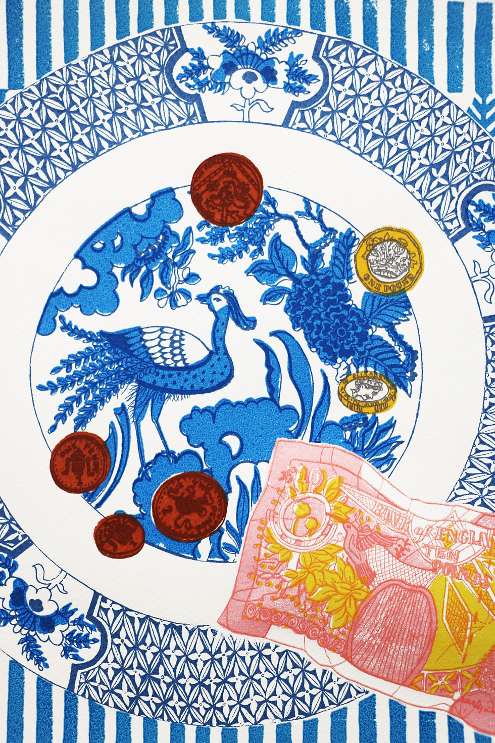 Thumbnail: 'Eat Your P's and Pounds' Screenprint