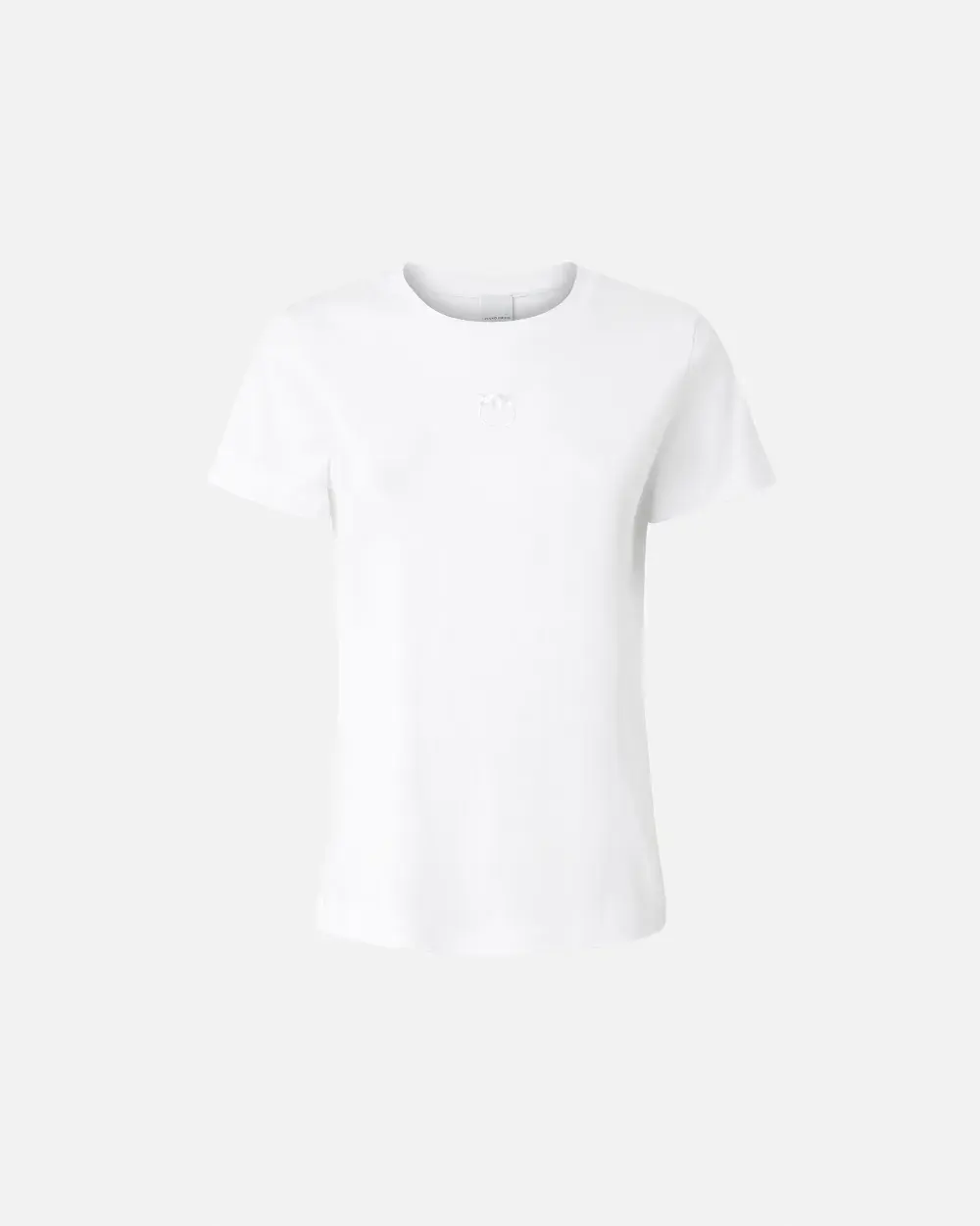 T-shirt maniche corte logo ricamato PINKO - Bianca