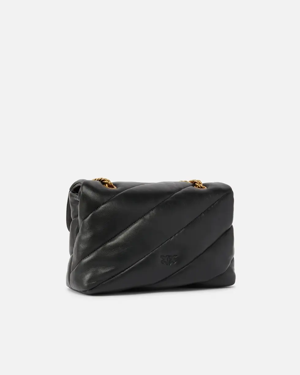 Miniatura: Borsa a tracolla Love Bag Puff nera PINKO - Media