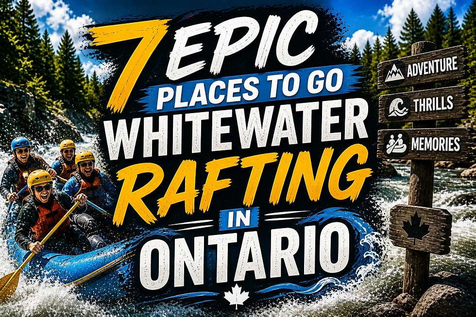 whitewater rafting in Ontario