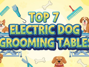 electric dog grooming tables