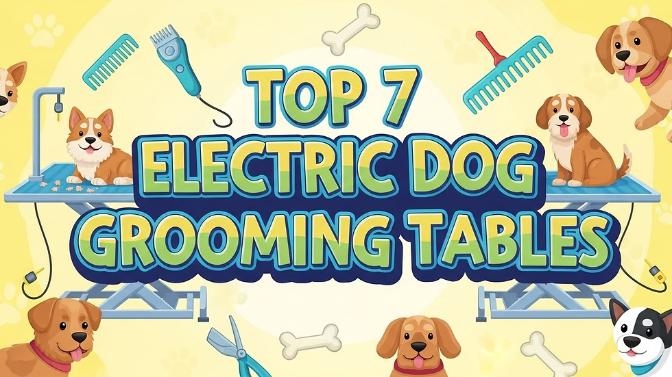 electric dog grooming tables