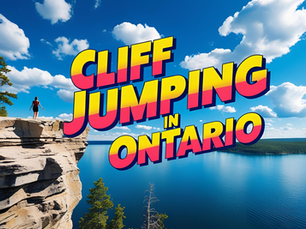 cliff jumping in Ontario
