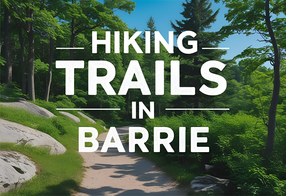 hiking trails in Barrie