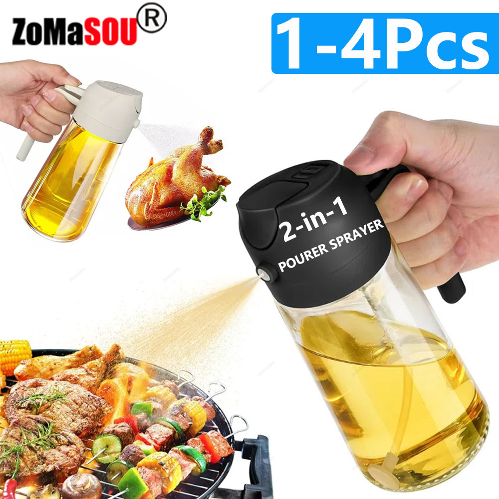 Conjunto de 1 a 4 unidades de frascos de plástico vazios com pulverizado.