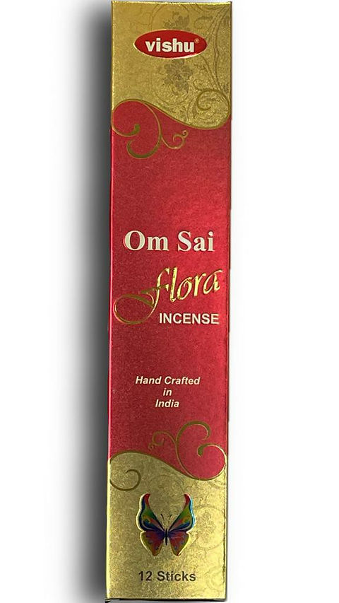 Vishu India Om Sai Flora Hand Made Incense Sticks Agarbatti