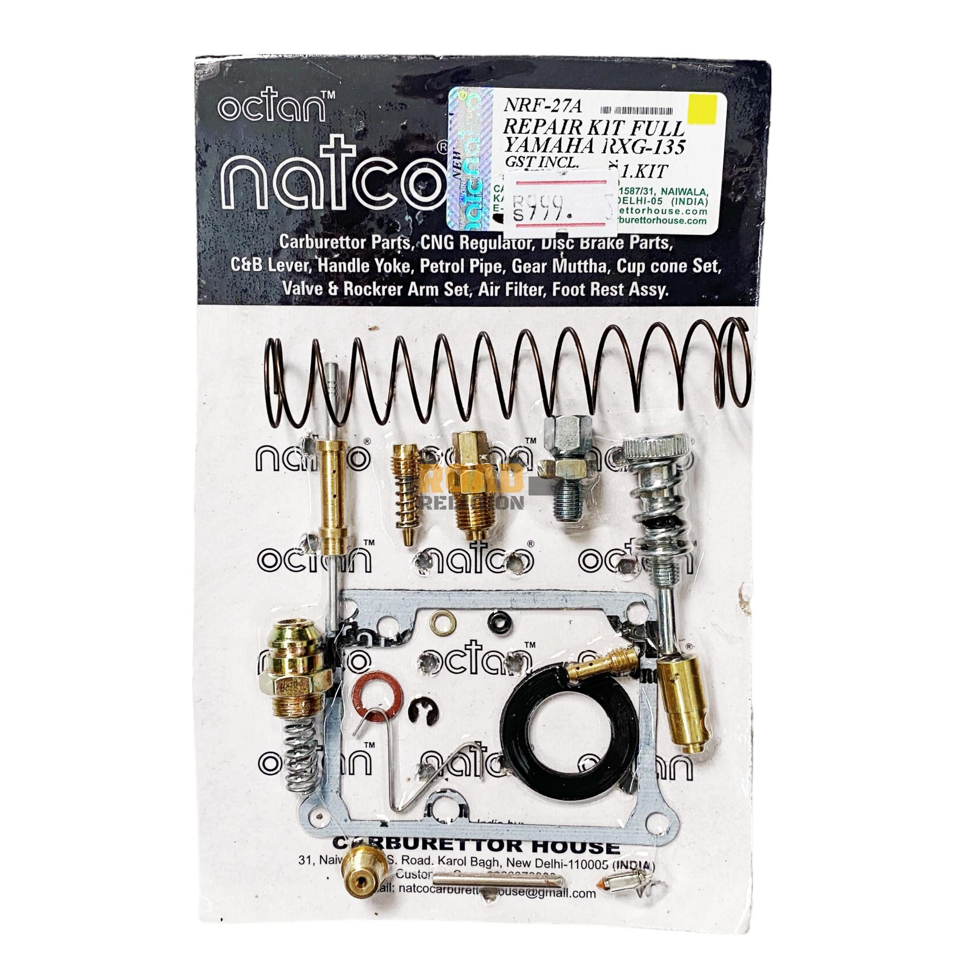 Road Religion Compatible For Yamaha RXG 135 Carburetor Repair Kit