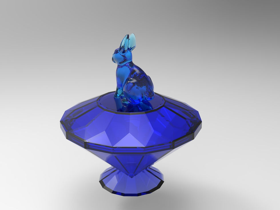 Thumbnail: Rabbit 02 Diamond-Shaped Urn