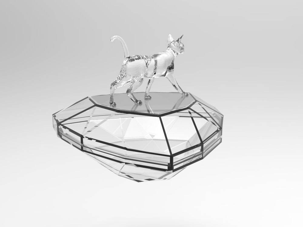 貓07 三角形骨灰龕