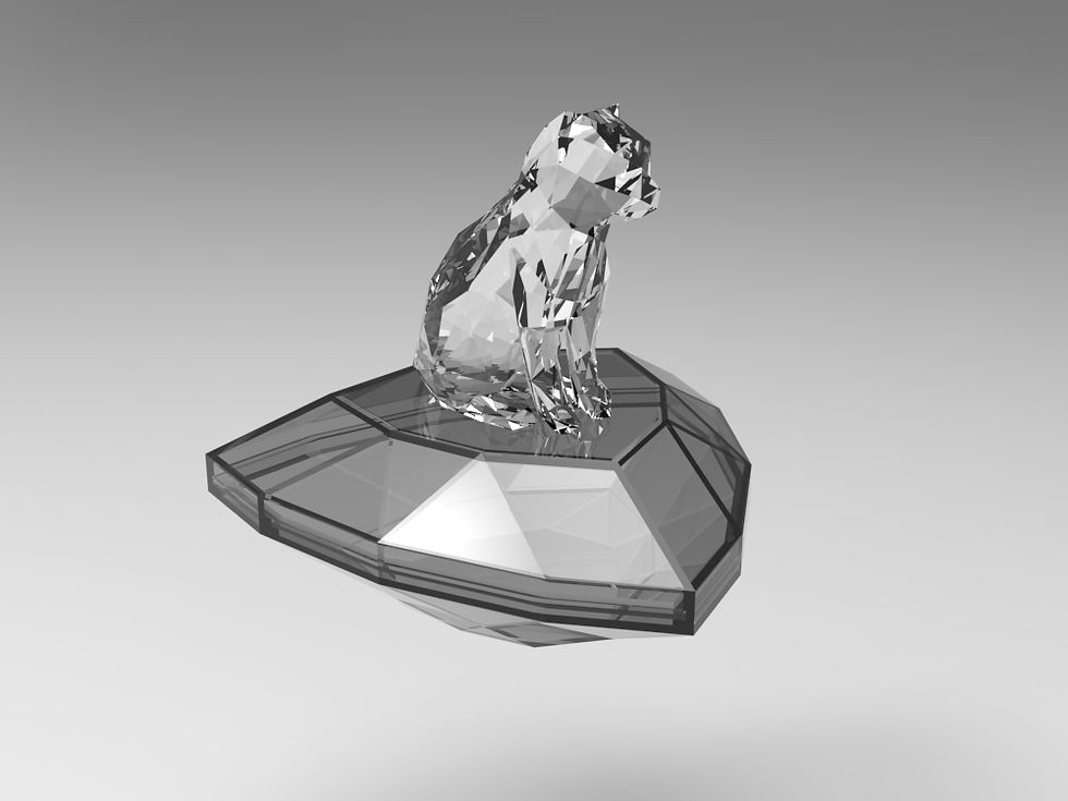 Thumbnail: Cat 01 Triangle-Shaped Urn (Domestic Cat 唐貓)