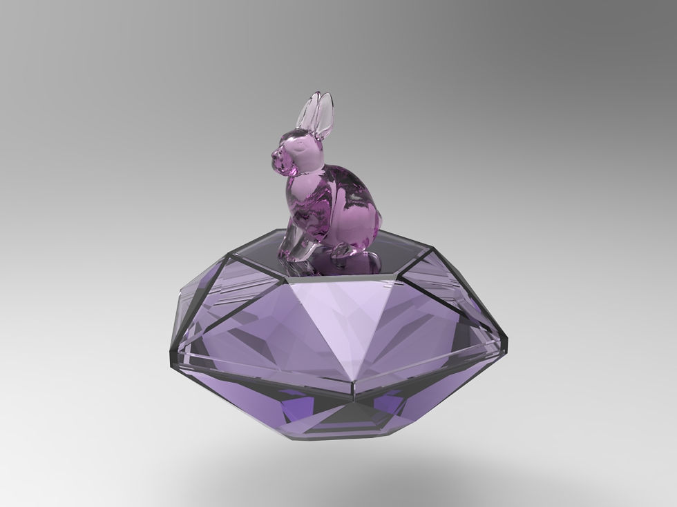 Thumbnail: Rabbit 02 Hexagon-Shaped Urn