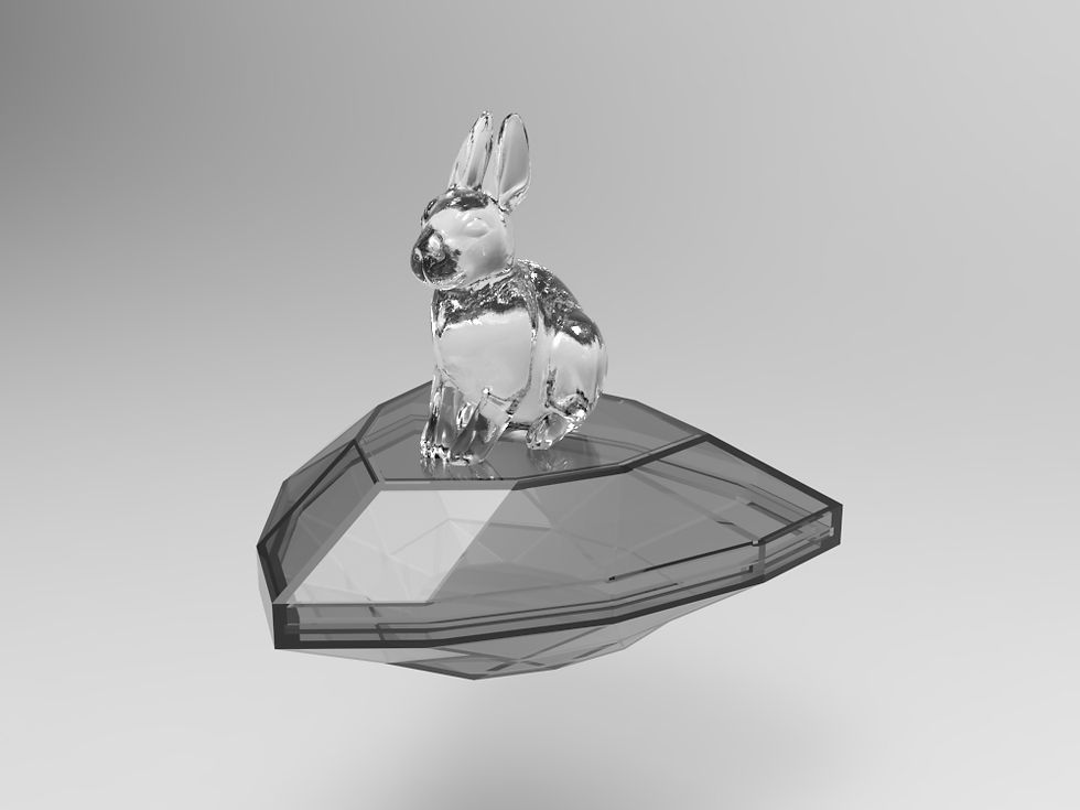 Thumbnail: Rabbit 02 Triangle-Shaped Urn