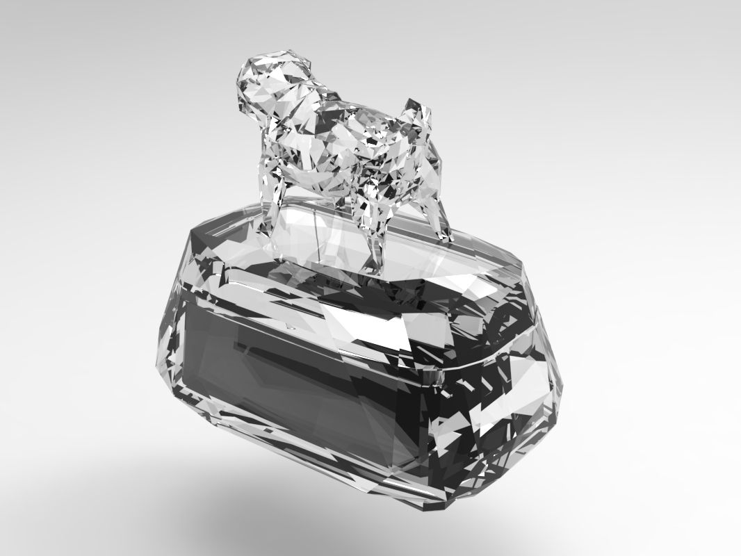 Dog 01 Box-Shaped Urn  (Bulldogs 鬥牛犬)