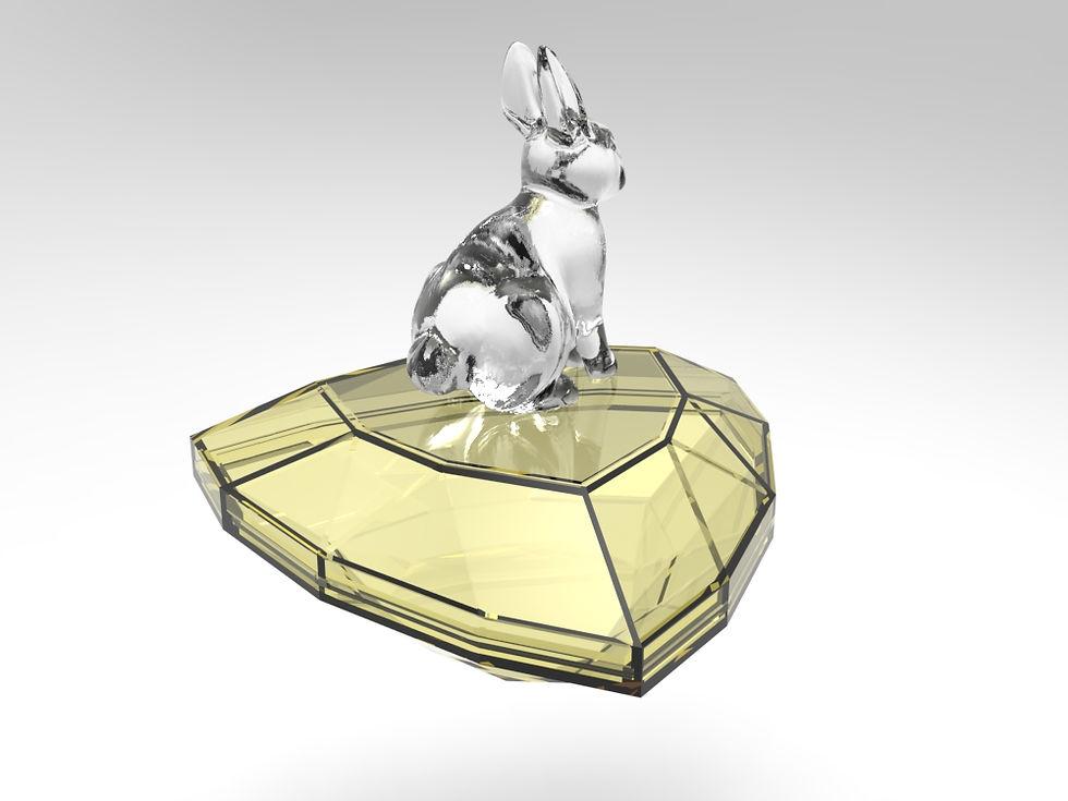 Thumbnail: Rabbit 02 Triangle-Shaped Urn