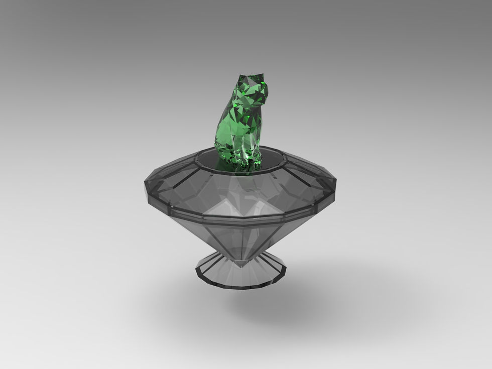 Thumbnail: Cat 01 Diamond-Shaped Urn (Domestic Cat 唐貓)