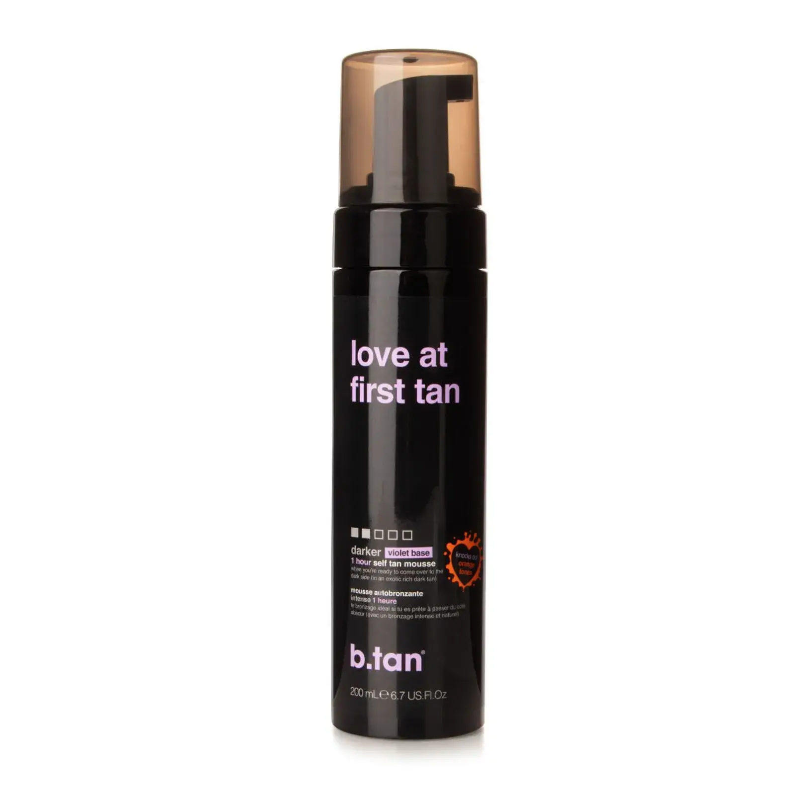 Autobronceador en mousse love at first tan 200ml