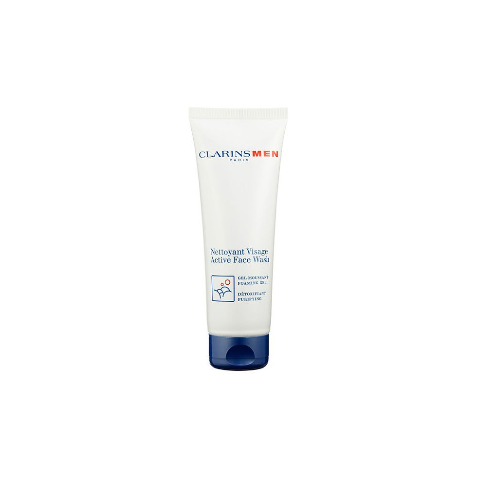 Clarins Men Active Face Wash - Gel detergente viso energizzante per uomo 125ml