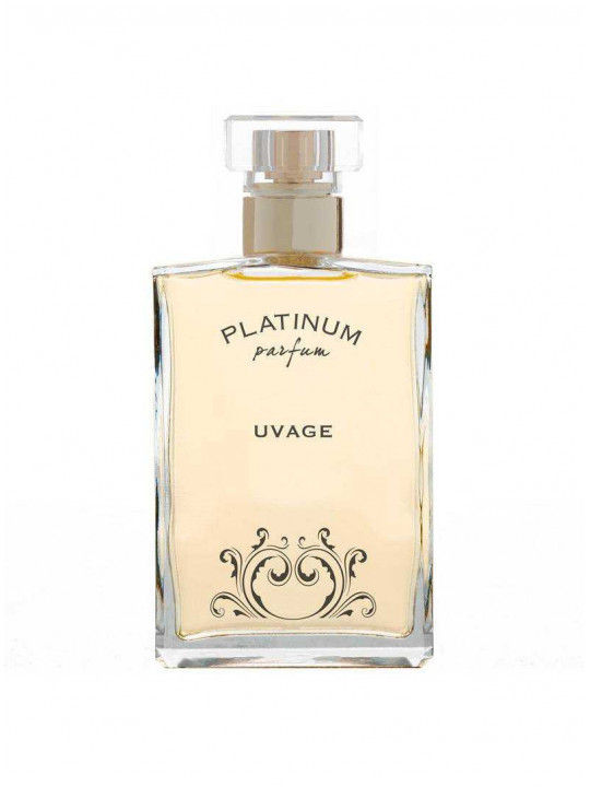 Platinum Uvage Eau De Parfum 100ml flacone elegante su sfondo bianco