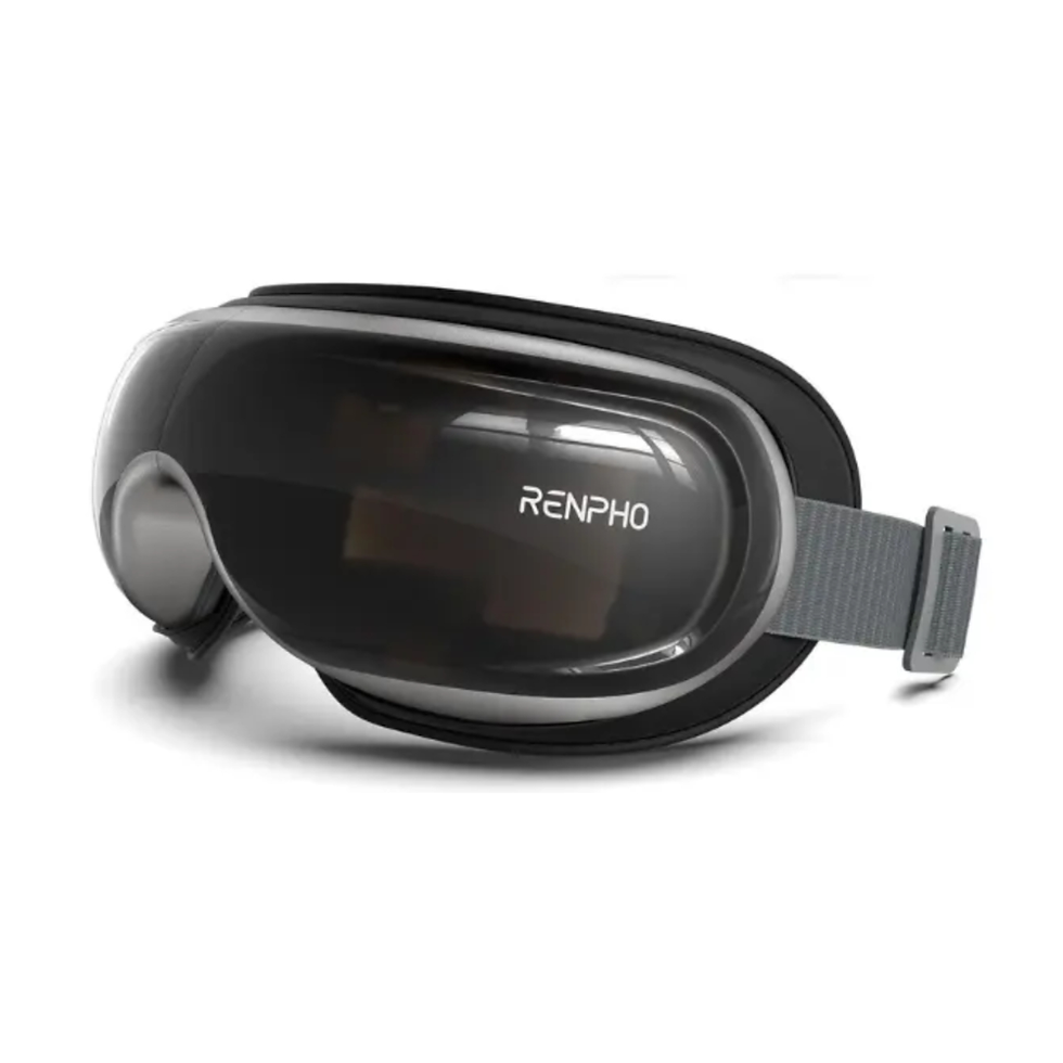 RENPHO EYERIS 3 massaggiatore oculare con calore e Bluetooth in uso