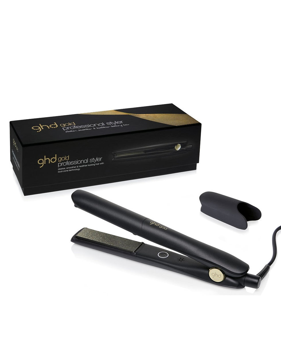ghd Gold® Styler piastra professionale nera in uso