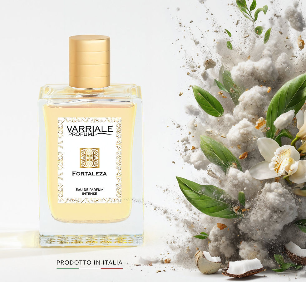 Flacone di Fortaleza Varriale Profumi® 100ml su sfondo bianco