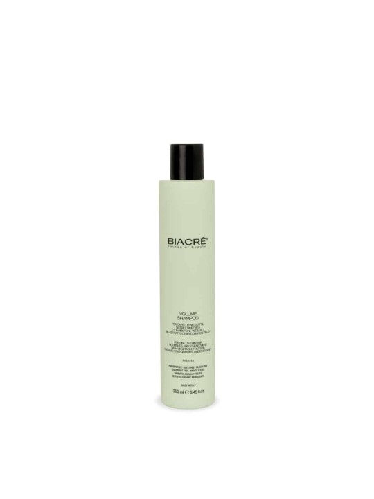 Biacrè Shampoo Volumizzante 250ml flacone su sfondo bianco