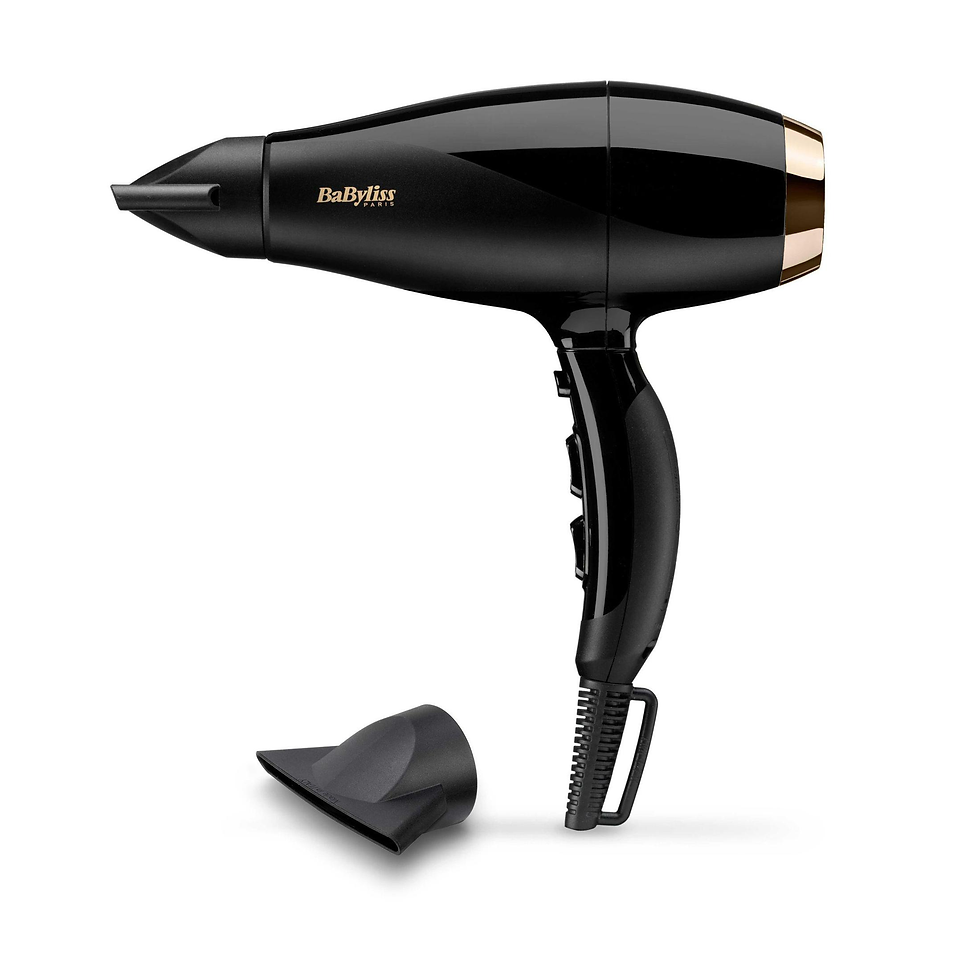 Miniatura: Asciugacapelli Babyliss Super Pro 2300 Nero Oro