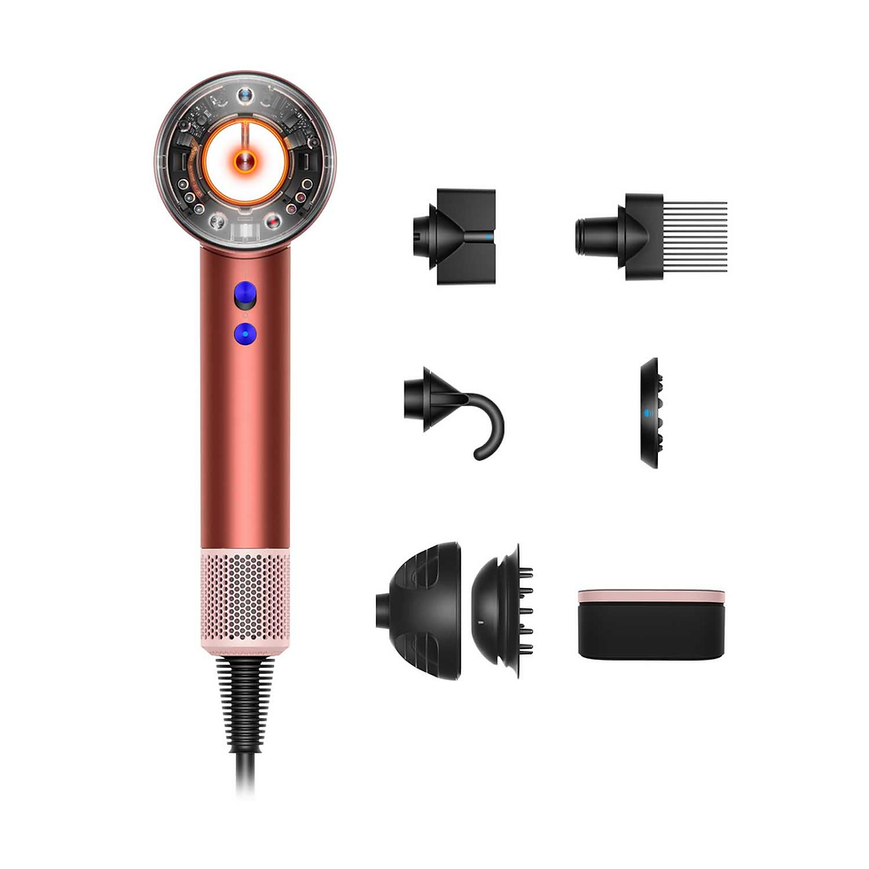 Miniatura: Dyson Phon Supersonic Nural - vista laterale del phon rosa