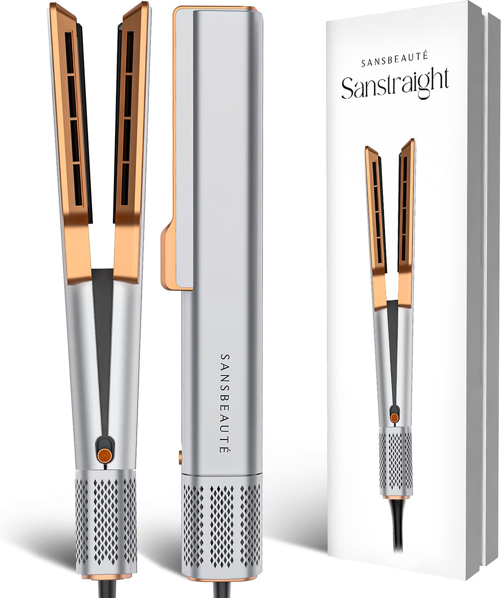 Piastra Capelli Sansbeauté 2 in 1 con tecnologia a ioni e 31 livelli di temperatura