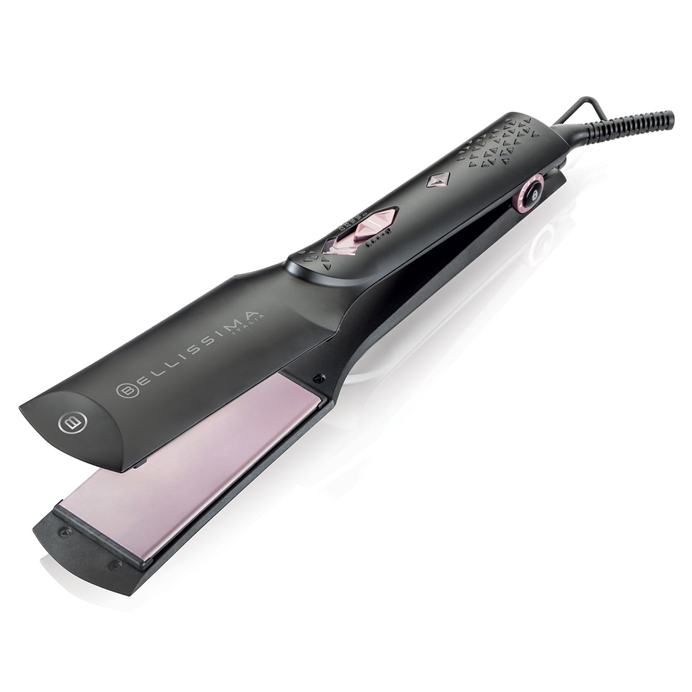 Piastra per capelli Bellissima B26100 con piastre larghe e regolazione temperatura
