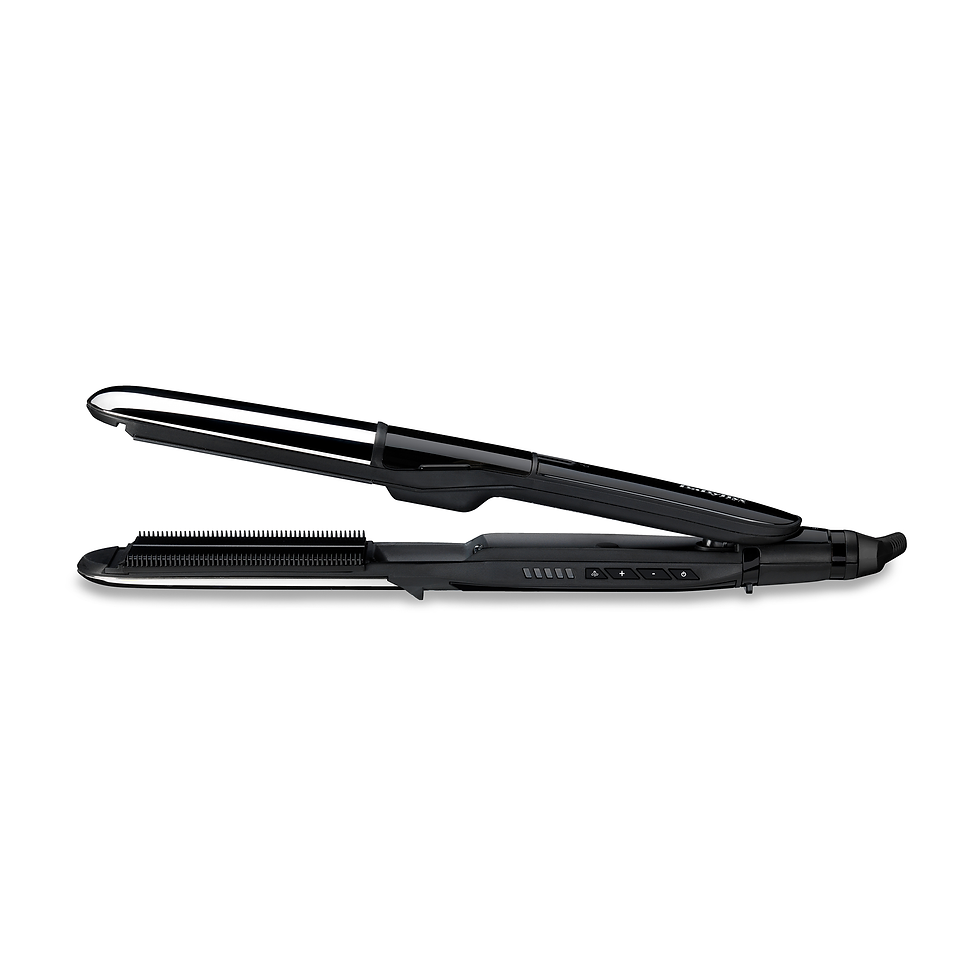Babyliss ST496E, piastra per capelli professionale con tecnologia ionica e placche larghe.