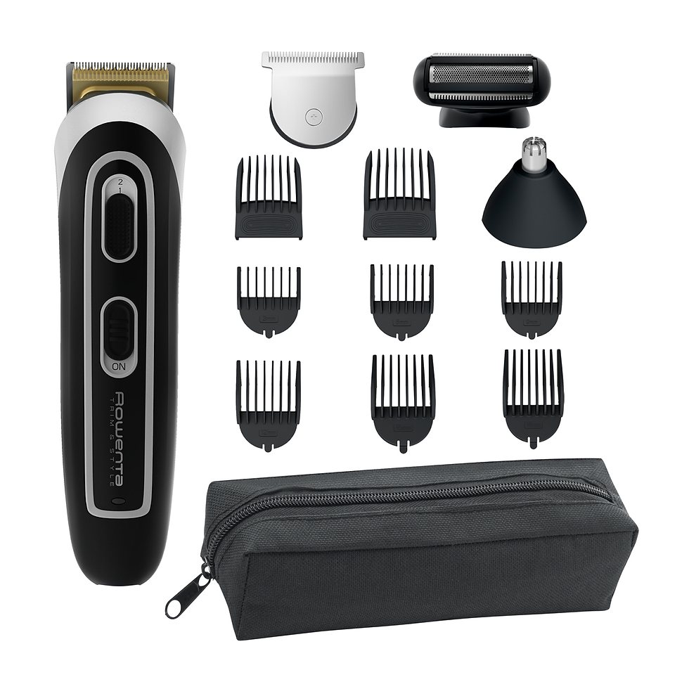 Regolabarba e capelli Rowenta TN9140 con lame in titanio e accessori