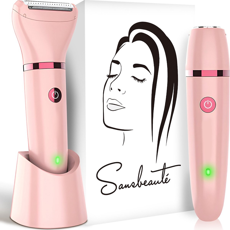 Epilatore SANSBEAUTÉ 2 in 1 SilkySmooth per tutte le zone del corpo, uso a umido
