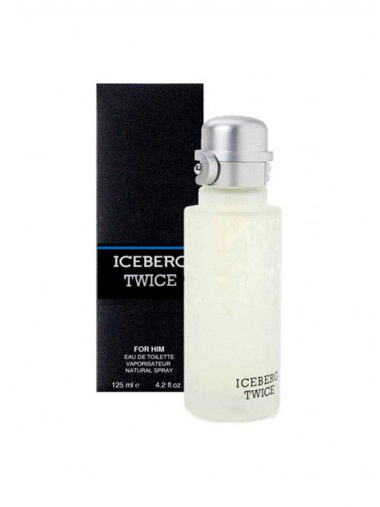 Iceberg Twice For Him Eau de Toilette flacone su sfondo bianco