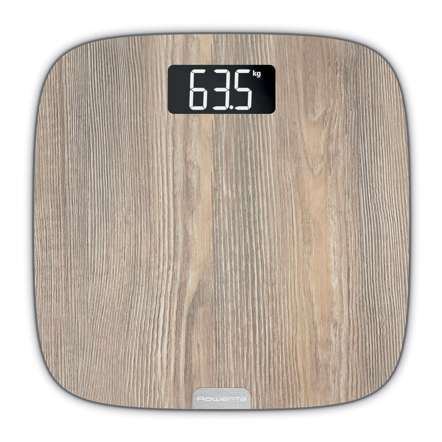 Bilancia elettronica Rowenta BS1600 con display digitale e finitura light wood