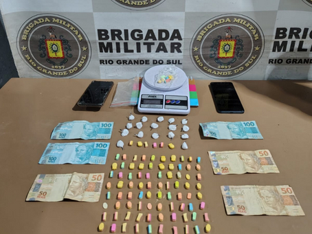 Brigada Militar prende dois traficantes de drogas durante Operação Cerco Fechado no Fragata