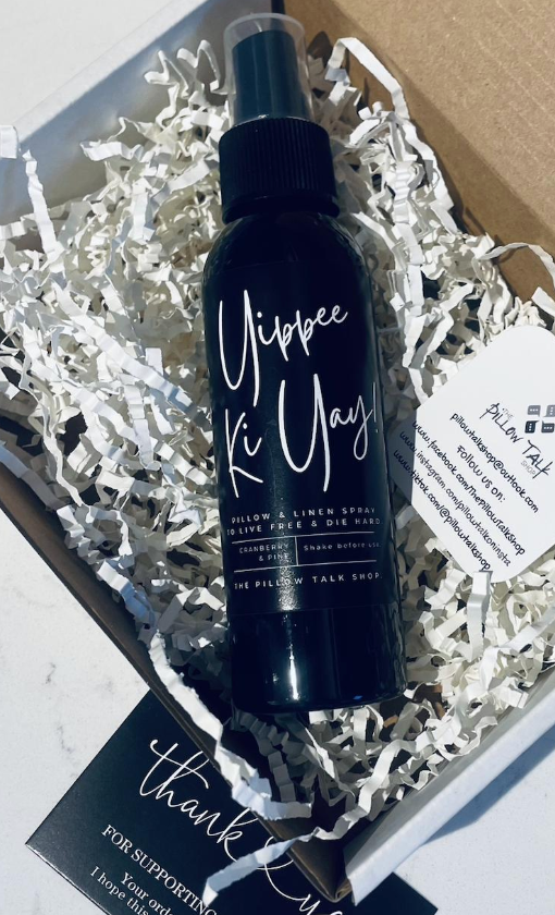 Thumbnail: Yippee Ki Yay Room Spray: Cranberry & Pine Essential Oils (4 oz)