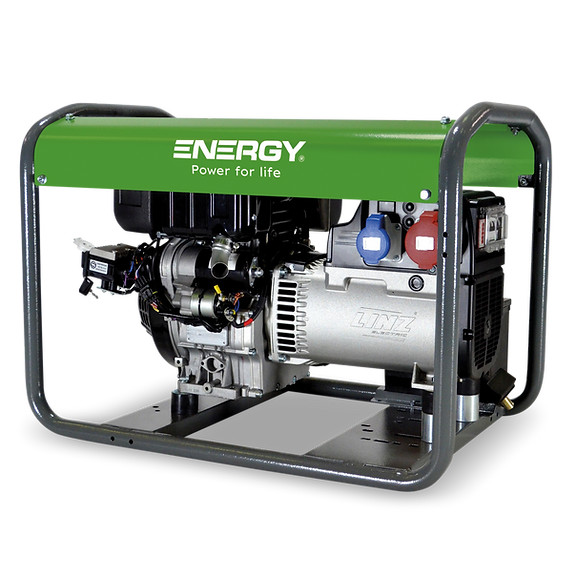 Energy professional Italian gensets. Active EY-5TDE three-phase diesel open range