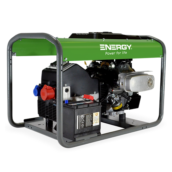 Energy professional Italian gensets. Active range EY-16TBE three-phase gasoline open