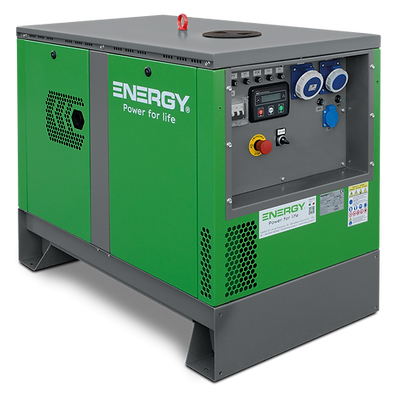 Generatore Elettrico Diesel 5.5 KVA Silenziato: Gruppo Elettrogeno Con Avviamento Elettrico Per Cantieri E Eventi - Foto 7