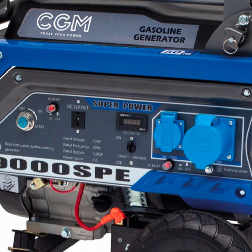 Miniatura: Gruppo elettrogeno benzina 7 kW CGM 9000SPE
